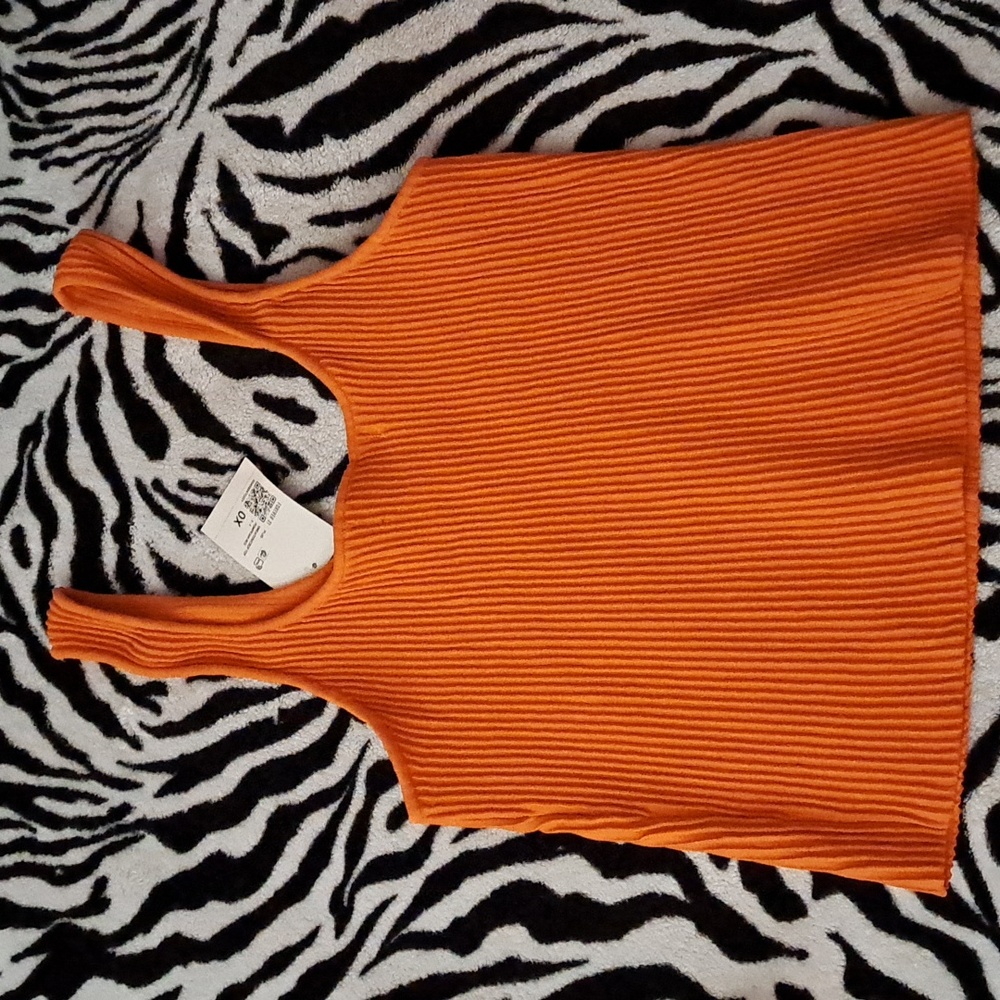 Sweater Crop Top Pompeian Red